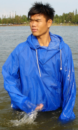 cagoule blue long lake test